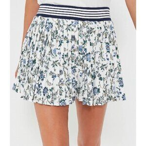 Tuckernuck Women’s White Wildflower 14 Inch Lexi Tennis Skirt Skort Size M